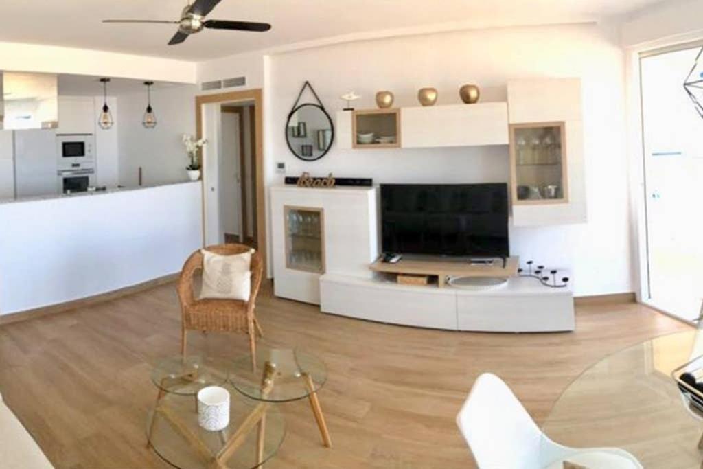 Playa De Gandia 1Ere Ligne El Galeon Apartment Bagian luar foto