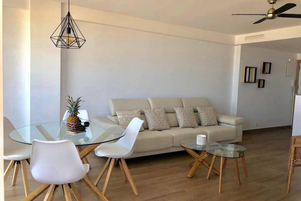 Playa De Gandia 1Ere Ligne El Galeon Apartment Bagian luar foto